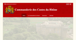 Desktop Screenshot of commanderiecotesdurhone.fr