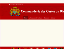 Tablet Screenshot of commanderiecotesdurhone.fr